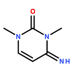 2(1H)-Pyrimidinone, 3,4-dihydro-4-imino-1,3-dimethyl-