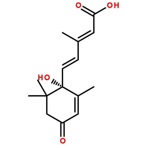 5-(1-HYDROXY-2,6,6-TRIMETHYL-4-OXOCYCLOHEX-2-EN-1-YL)-3-METHYL-(2E,4E)-PENTADIENOIC ACID