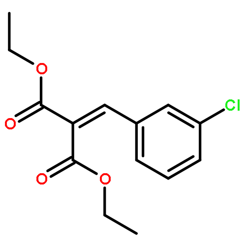 Propanedioic acid, [(3-chlorophenyl)methylene]-, diethyl ester