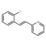 2-[(E)-2-(2-chlorophenyl)ethenyl]pyridine