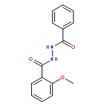 BENZOIC ACID, 2-METHOXY-, 2-BENZOYLHYDRAZIDE