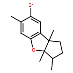 7-bromo-3,3a,6,8b-tetramethyl-2,3,3a,8b-tetrahydro-1H-benzo[b]cyclopenta[d]furan