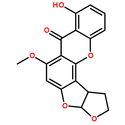 (3aR,12cS)-8-hydroxy-6-methoxy-1,2,3a,12c-tetrahydro-7H-furo[3',2':4,5]furo[2,3-c]xanthen-7-one