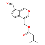 (7-formylcyclopenta[c]pyran-4-yl)methyl 3-methylbutanoate