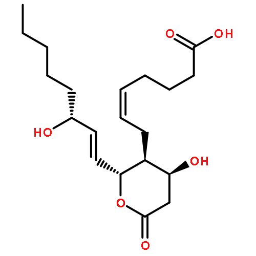 5-Heptenoic acid,7-[(2R,3S,4S)-tetrahydro-4-hydroxy-2-[(1E,3S)-3-hydroxy-1-octen-1-yl]-6-oxo-2H-pyran-3-yl]-,(5Z)-