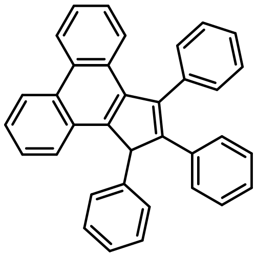 1H-CYCLOPENTA[L]PHENANTHRENE, 1,2,3-TRIPHENYL-