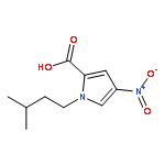 1H-Pyrrole-2-carboxylic acid, 1-(3-methylbutyl)-4-nitro-