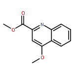 2-QUINOLINECARBOXYLIC ACID, 4-METHOXY-, METHYL ESTER