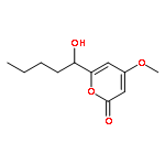 2H-Pyran-2-one, 6-[(1R)-1-hydroxypentyl]-4-methoxy-