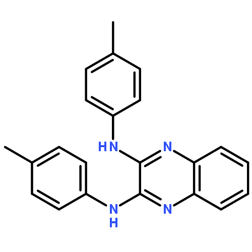 2,3-QUINOXALINEDIAMINE, N,N'-BIS(4-METHYLPHENYL)-