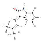 (E)-3-(3'-methyl-2'-butenylidene)-2-indolinone