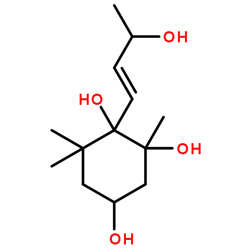 1,2,4-Cyclohexanetriol, 1-[(1E,3R)-3-hydroxy-1-butenyl]-2,6,6-trimethyl-,
(1R,2R,4S)-