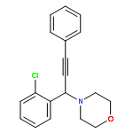 Morpholine, 4-[1-(2-chlorophenyl)-3-phenyl-2-propynyl]-