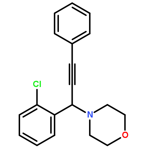 Morpholine, 4-[1-(2-chlorophenyl)-3-phenyl-2-propynyl]-