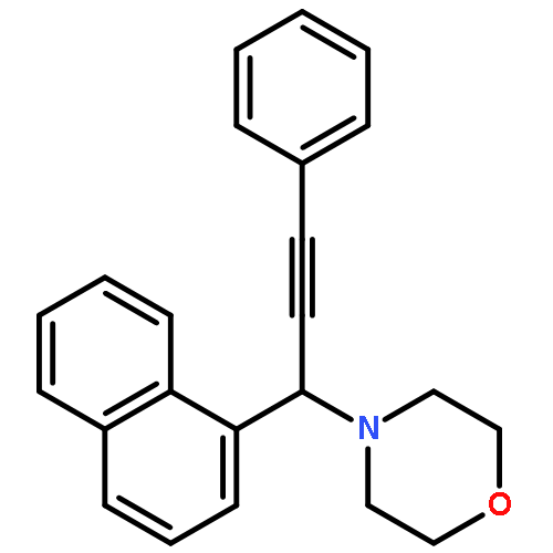 Morpholine, 4-[1-(1-naphthalenyl)-3-phenyl-2-propynyl]-