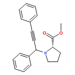 L-Proline, 1-(1,3-diphenyl-2-propynyl)-, methyl ester