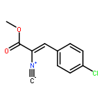 2-Propenoic acid, 3-(4-chlorophenyl)-2-isocyano-, methyl ester, (Z)-