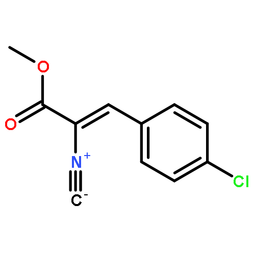 2-Propenoic acid, 3-(4-chlorophenyl)-2-isocyano-, methyl ester, (Z)-