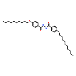 Benzoic acid, 4-(decyloxy)-, 2-[4-(decyloxy)benzoyl]hydrazide