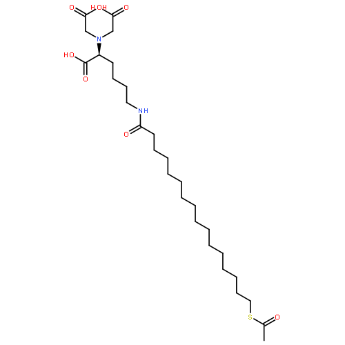 L-LYSINE, N6-[16-(ACETYLTHIO)-1-OXOHEXADECYL]-N2,N2-BIS(CARBOXYMETHYL)-