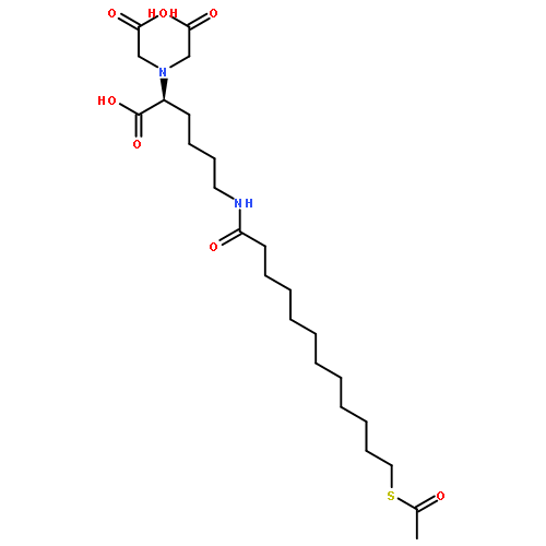 L-Lysine, N6-[12-(acetylthio)-1-oxododecyl]-N2,N2-bis(carboxymethyl)-