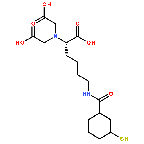 N-[Nalpha,Nalpha-Bis(carboxymethyl)-L-lysine]-16-mercaptohexadecanamide