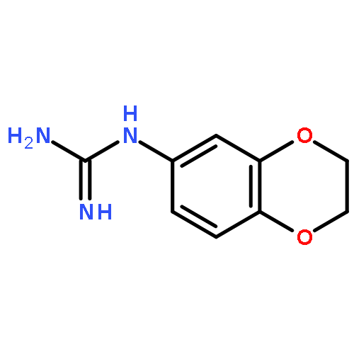 GUANIDINE, (2,3-DIHYDRO-1,4-BENZODIOXIN-6-YL)-