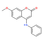 2H-1-BENZOPYRAN-2-ONE, 7-METHOXY-4-(PHENYLAMINO)-