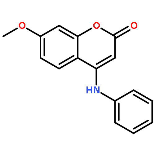 2H-1-BENZOPYRAN-2-ONE, 7-METHOXY-4-(PHENYLAMINO)-