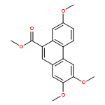 9-Phenanthrenecarboxylic acid, 2,3,7-trimethoxy-, methyl ester