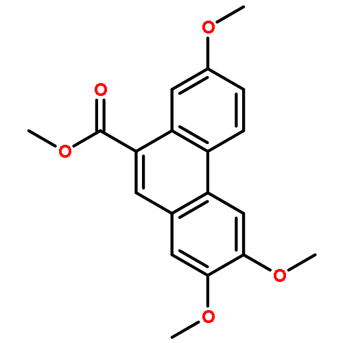 9-Phenanthrenecarboxylic acid, 2,3,7-trimethoxy-, methyl ester