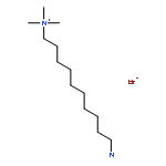 1-DECANAMINIUM, 10-AMINO-N,N,N-TRIMETHYL-, BROMIDE