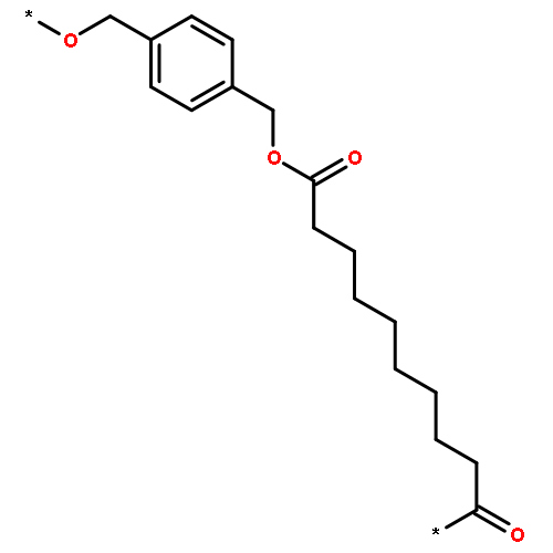 Poly[oxymethylene-1,4-phenylenemethyleneoxy(1,10-dioxo-1,10-decan
ediyl)]