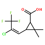 (1R,3R)-3-[(1Z)-2-Chloro-3,3,3-trifluoro-1-propen-1-yl]-2,2-dimet hylcyclopropanecarboxylic acid