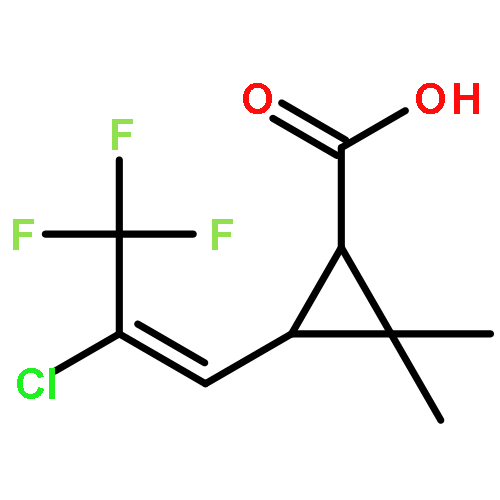 (1R,3R)-3-[(1Z)-2-Chloro-3,3,3-trifluoro-1-propen-1-yl]-2,2-dimet hylcyclopropanecarboxylic acid