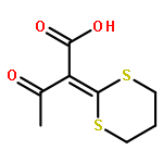 Butanoic acid, 2-(1,3-dithian-2-ylidene)-3-oxo-