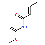 CARBAMIC ACID, [(2E)-1-OXO-2-BUTENYL]-, METHYL ESTER