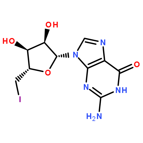 Guanosine, 5'-deoxy-5'-iodo-