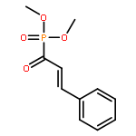 PHOSPHONIC ACID, (1-OXO-3-PHENYL-2-PROPENYL)-, DIMETHYL ESTER