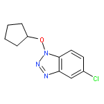 1H-Benzotriazole,5-chloro-1-(cyclopentyloxy)-