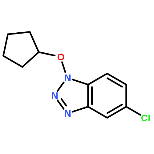 1H-Benzotriazole,5-chloro-1-(cyclopentyloxy)-