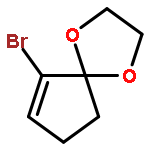 1,4-Dioxaspiro[4.4]non-6-ene, 6-bromo-