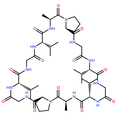 CYCLO(L-ALANYL-L-PROLYLGLYCYL-L-VALYLGLYCYL-L-VALYL-L-ALANYL-L-PROLYLGLYCYL-L-VALYLGLYCYL-L-VALYL)