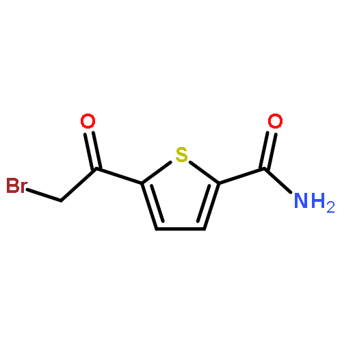 5-(2-bromoacetyl)thiophene-2-carboxamide