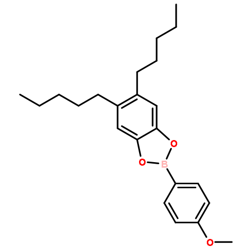 1,3,2-Benzodioxaborole, 2-(4-methoxyphenyl)-5,6-dipentyl-