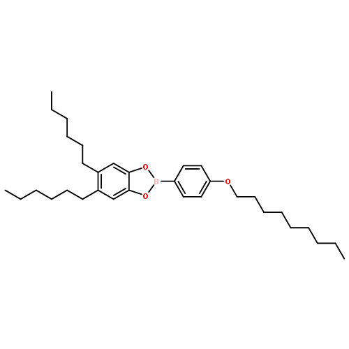 1,3,2-BENZODIOXABOROLE, 5,6-DIHEXYL-2-[4-(NONYLOXY)PHENYL]-