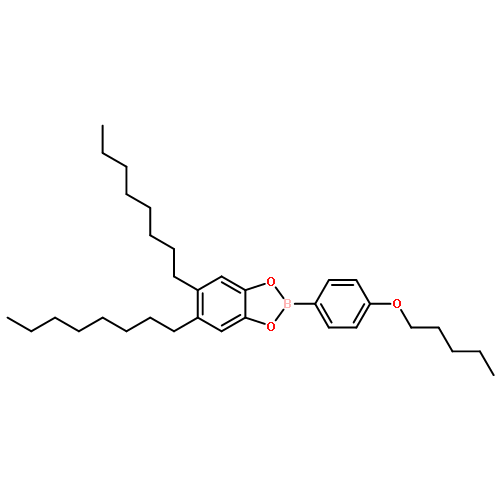 1,3,2-BENZODIOXABOROLE, 5,6-DIOCTYL-2-[4-(PENTYLOXY)PHENYL]-