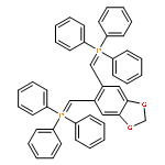 1,3-Benzodioxole, 5,6-bis[(triphenylphosphoranylidene)methyl]-