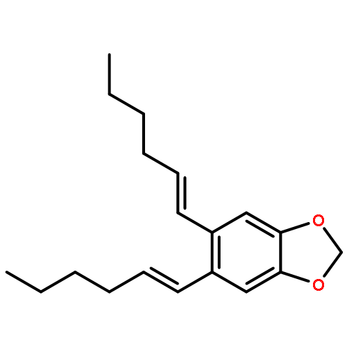 1,3-BENZODIOXOLE, 5,6-DI-1-HEXENYL-