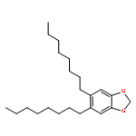 1,3-Benzodioxole, 5,6-dioctyl-